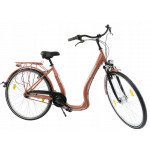 Mestský bicykel 28" 7 prevodový SPRICK Zündapp s nízkym nástupom hliníkový rám: 18" Medená